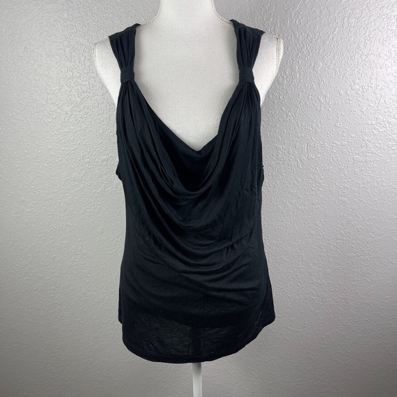 Black ruching top - Picture 1 of 8